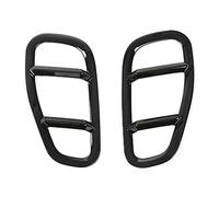 BTFWM Garniture de couvercle de lampe de garde-boue latéral avant de voiture en ABS noir, for Jeep, for Renegade 2015 et plus Coque de phare antibrouillard