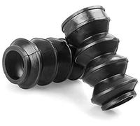 BTFWM Guêtres de Fourche Avant en Caoutchouc for Moto, Remplacement de Bottes Gators, for Harley, modèles 1987 et Plus récents avec Fourche Avant à Glissement étroit de 39 mm Housses de Fourche