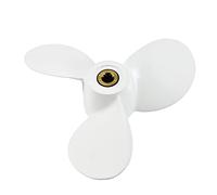 BTFWM Hélice Hors-Bord, for Yamaha, 4 CV 5 CV 6 CV 7 1/2 * 7-BA Moteur de Bateau vis en Alliage d'aluminium 9 Dents cannelées 3 Lames Moteur Marin Patr Hélice de Bateau