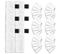 BTFWM Housse de nettoyage for balai à vapeur, accessoires de rechange for balai à vapeur EasyFix SC2 SC3 SC4 SC5, pièces de rechange Accessoires pour nettoyeurs vapeur(12pcs)