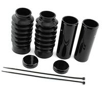 BTFWM Kit de Cache-Fourche Avant supérieur et inférieur Complet, Soufflets de Protection de Fourche, amortisseurs, Cache-poussière, for Harley, Breakout FXSB 2013-2017 Housses de Fourche