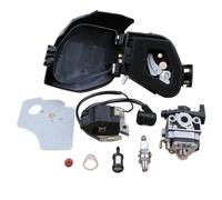 BTFWM Kit de couvercle filtre à Air carburateur, moteur tondeuse, bobine d'allumage, bougie, valeur contrôle GX25 GX25N GX25NT HHT25S Pièce détachée pour moteur de tondeuse à gazon