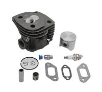 BTFWM Kit de joint de décompression de piston de cylindre de 47 mm, for Husqvarna, pièces de rechange for moteur de tronçonneuse EPA 359 357XP 357 XP Pièces pour machines de jardin