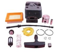 BTFWM Kit de piston cylindre 35 mm, for STIHL, FS120 FS200 FS250, filtre à air, ligne démarrage, poignée, corde, débroussailleuse, pièce rechange for moteur Filtre à air pour tondeuse à gazon