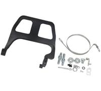 BTFWM Kit de remplacement bande poignée frein chaîne, for tronçonneuse MS440 MS460 044 046 1128 790 9150, protège-main avant, kit vis réglage Pièce de rechange pour protège-main de tronçonneus