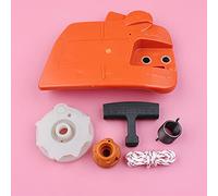 BTFWM Kit de ressorts de moyeu de poignée de démarreur à rappel de poulie de chaîne de frein d'embrayage de pignon de tronçonneuse, for Husqvarna, 235 236 240 Poignée de frein de tronçonneuse