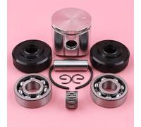BTFWM Kit de roulement à aiguilles de joint d'huile de roulement de manivelle de Circlip d'anneau de Piston de 38mm, for Husqvarna, 136 137 pièces de tronçonneuse Jeu de joints d'huile pour tronçonneu