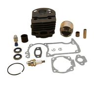 BTFWM Kit de soupape de décompression de collecteur de piston de cylindre de 46 mm, for Husqvarna, 51 55, for Rancher, pièces de rechange for tronçonneuse de jardin Pièces pour machines de jardin