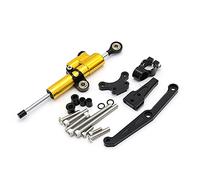 BTFWM Kit de support réglable montage d'amortisseur stabilisateur direction moto, for CB650R CB650 R CB 650 2019 2020 en alliage d'aluminium Amortisseur de direction pour moto(C)