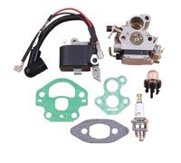 BTFWM Kit magnéto de Module bobine d'allumage carburateur, for Husqvarna, 240 236 235 pièces tronçonneuse, for Zama, C1T-W33 Carb 545199901 586936202 Pièce détachée pour moteur de tondeuse à gazon
