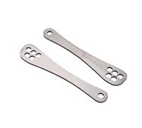 BTFWM Liens d'abaissement de moto, liaison montante, for Ducati, Panigale V4S V4 S Speciale, coussin Suspension bras arrière, billette inférieure Biellette d'abaissement de moto(Silver Lowering Link)