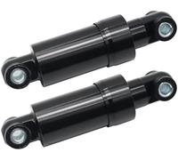 BTFWM Lot de 2 amortisseurs de vélo électriques, Noir, 340 kg, 110 mm, Alliage d'acier, système de Suspension for Scooter Pliable Amortisseur Avant réglable