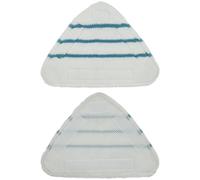 BTFWM Lot de 2 tampons de rechange for balai à vapeur en microfibre lavable triangulaire for balai à vapeur Accessoires pour nettoyeurs vapeur