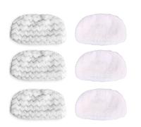 BTFWM Lot de 6 tampons de nettoyage à vapeur for aspirateur à sol dur Symphony 1252 1132 Series Accessoires pour nettoyeurs vapeur