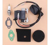 BTFWM Module de bobine d'allumage Kit joint filtre à Air magnéto moteurs moteur débroussailleuse, for,for Robin, NB411 EC04 BG411 CG411 NB 411 Pièce détachée pour moteur de tondeuse à gazon