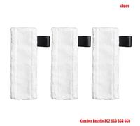 BTFWM Nouveaux chiffons en microfibre for balai à vapeur, brosse à tête, accessoires for aspirateur à main EasyFix SC2 SC3 SC4 SC5, grattoir à verre Accessoires pour nettoyeurs vapeur(Set7)