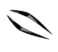 BTFWM Paire de cache-sourcils décoratifs for phares, for Série 1 F20 F21 16i 118i 120i 125i M135i M140i 2015-2019 cache-sourcils de phare avant(Glossy Black)
