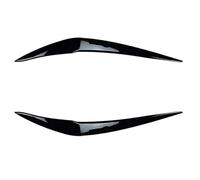 BTFWM Paire de sourcils et paupières for phares de voiture, for F20 F21 116d 118i 120i 120d M135i 2015-2019 cache-sourcils de phare avant(Glossy Black)