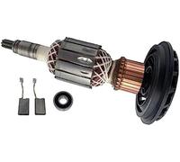 BTFWM Pièces de rechange for ancre de rotor, for marteau de démolition Bosch GBH11DE GSH11E (rotor + balais de charbon + roulement) Pièces détachées pour rotor