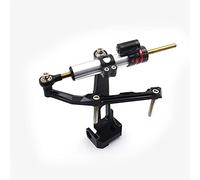 BTFWM Support de support d'amortisseur stabilisation direction moto, for YAMAHA, MT-09 Tracer 900 FJ-09 2015 2016 2017 Amortisseur de direction pour moto(Damper Set - Black)