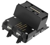 BTFWM Support de téléphone Amovible, for BMW, R1200RT R1250RT 2014-2020 Moto USB Téléphone Portable GPS Navigation Charge sans Fil Support de téléphone pour Guidon de Moto(Black USB Charging)