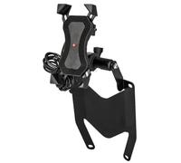 BTFWM Support de téléphone Amovible, for MT07, for Tracer 700 2016-2020, for Support GPS Smartphone Moto Navigation Portable Support de téléphone pour Guidon de Moto(Black USB Charging B)