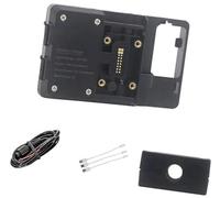 BTFWM Support de téléphone Moto, for Multistrada V4 S V4s 2021 Navigation GPS for Portable Chargement USB et sans Fil Support de téléphone pour Guidon de Moto(Black Wireless 12mm Clip)