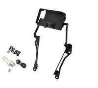 BTFWM Support de téléphone Moto, for Tiger1200, for Tiger 1200 GT, for Explorer, 2022 Charge USB for Portable Navigation GPS en Aluminium Support de téléphone pour Guidon de Moto(Black AD - Set)