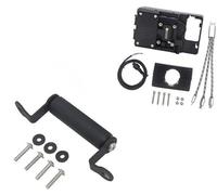 BTFWM Support de téléphone Moto, for TRACER700, for Tracer 700 2020 2021 Support Navigation Chargement sans Fil USB GPS for Portable Support de téléphone pour Guidon de Moto(Black USB 22mm Stand)