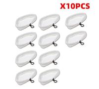 BTFWM Tampons de nettoyage en microfibre réutilisables de rechange for balai à vapeur, chiffons lavables compatibles avec Steamboy X5 H2O H20 S302 S001 Accessoires pour nettoyeurs vapeur(10pcs)