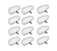BTFWM Tampons de nettoyage en microfibre réutilisables de rechange for balai à vapeur, chiffons lavables compatibles avec Steamboy X5 H2O H20 S302 S001 Accessoires pour nettoyeurs vapeur(12pcs)