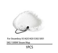 BTFWM Tampons de rechange for balai à vapeur - Tampons de nettoyage lavables et réutilisables - Chiffons de nettoyage en microfibre for balai à vapeur Accessoires pour nettoyeurs vapeur(1pc)