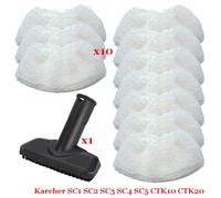 BTFWM Tête de brosse puissante buse accessoires aspirateur à vapeur portatif SC1 SC2 SC3 SC4 SC5 SC7 CTK10 CTK20 pièces Accessoires pour nettoyeurs vapeur(Set-24)