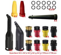 BTFWM Tête de brosse puissante buse accessoires aspirateur à vapeur portatif SC1 SC2 SC3 SC4 SC5 SC7 CTK10 CTK20 pièces Accessoires pour nettoyeurs vapeur(Set-14)