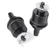BTFWM Vis de réglage d'amortisseur de Fourche Avant 33 mm, Capuchon Noir CNC, for Moto modèle CBF125 Housses de Fourche