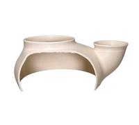 Btgghytr Abri unique en forme de pots pour aquarium sous-marin, beig | Artistic Handcrafts - Habitat naturel - Lieux de repos sûrs pour poissons et crevettes - Décoration d'aquarium