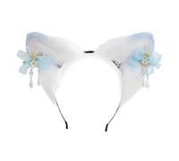 Btgghytr Bandeau pour femmes et filles - Bandeau en forme d'oreilles de chat et de renard - Accessoire de déguisement unisexe - Accessoire mignon pour cheveux