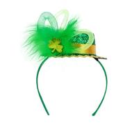Btgghytr Bandeau pour femmes et filles - Chapeau à paillettes - Serre-tête pour la Saint-Patrick - Pour les vacances, la fête nationale irlandaise - Accessoire de festival - Joli bandeau pour cheveux