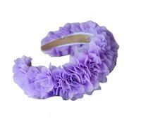 Btgghytr Bandeau pour femmes et filles, élégant bandeau floral en maille pour femmes accessoire de cheveux ornement de cheveux