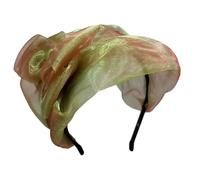 Btgghytr Bandeau pour femmes et filles - Serre-tête tendance en maille avec nœud - Accessoire de cheveux mignon pour mariage - Pour cosplay, fêtes