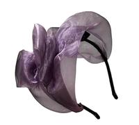 Btgghytr Bandeau pour femmes et filles - Serre-tête tendance en maille avec nœud - Accessoire de cheveux mignon pour mariage - Pour cosplay, fêtes