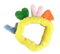 Btgghytr Bandeau pour femmes filles femmes hiver automne lavage visage bandeau Sweet Love 3D lettres rembourrées bandeau élastique en velours peluche maquillage bandeau mignon accessoires pour cheveux