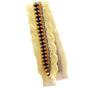 Btgghytr Bandeau rétro tricoté avec sangle magique réglable pour femmes et hommes en acrylique doux