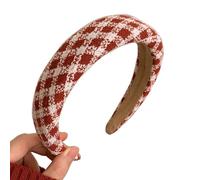 Btgghytr Bandeau rouge pour femmes et filles sur le thème de Noël - Bandeau antidérapant pour festival de maquillage - Accessoire de cheveux mignon - Accessoires pour cheveux