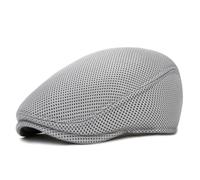 Btgghytr Chapeau de soleil Berretta design ventilé pour l'extérieur, résistant aux plis, facile d'entretien, essentiel de voyage, gris clair, 9.36x6.24in