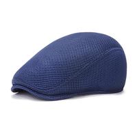 Btgghytr Chapeau de soleil Berretta design ventilé pour l'extérieur, résistant aux plis, facile d'entretien, essentiel de voyage, bleu marine, 9.36x6.24in