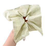 Btgghytr Chouchou réversible de qualité supérieure avec nœuds amovibles, écharpe, ruban à cheveux, bandeau réversible pour queue de cheval