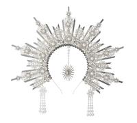 Btgghytr Goddesses Inspire Crowns Serre-tête angélique Accessoire de mode pour fêtes à thème et cosplay, événement quotidien décontracté