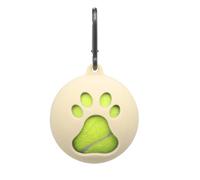 Btgghytr Housse de protection pour balle de tennis avec attache pour laisse de chien, fournitures pour animaux de compagnie pour tennis standard