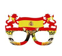 Btgghytr Lunettes de spectateurs avec drapeaux lumineux | Drapeaux colorés, accessoires de célébration, accessoire de fan de football, journée des jeux pour les amateurs de sport